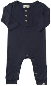 Mason Ribbed Romper - Navy
