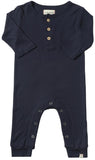 Mason Ribbed Romper - Navy