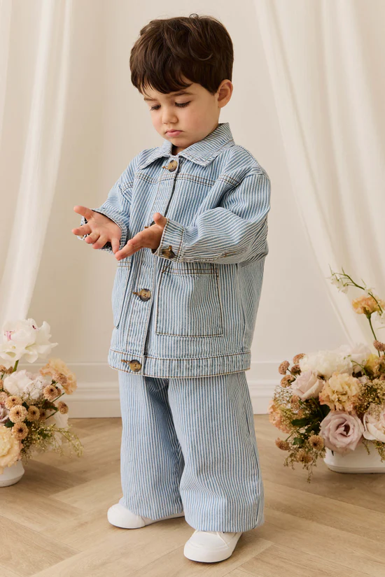 Abel Pant - Denim Stripe