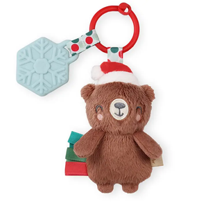 Itzy Ritzy - Holiday Bear Itzy Pal™ Plush + Teether