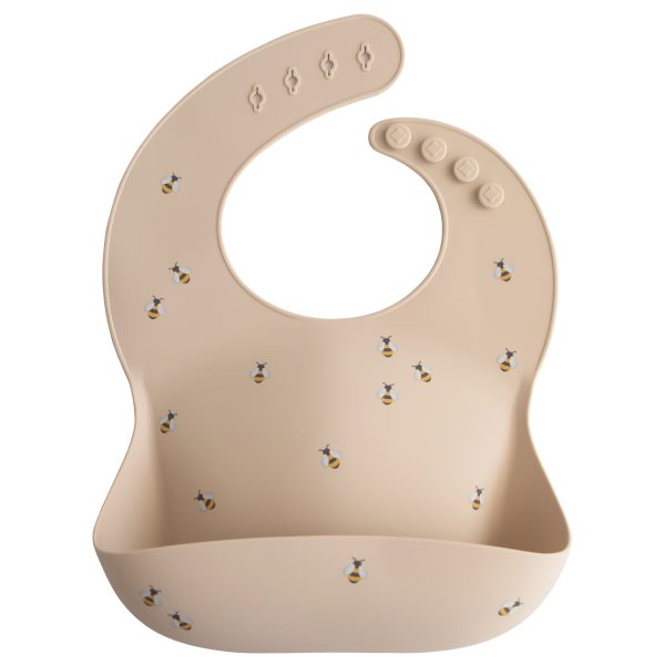 Mushie-Silicone Bib