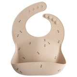 Mushie- Patterned Silicone Bib