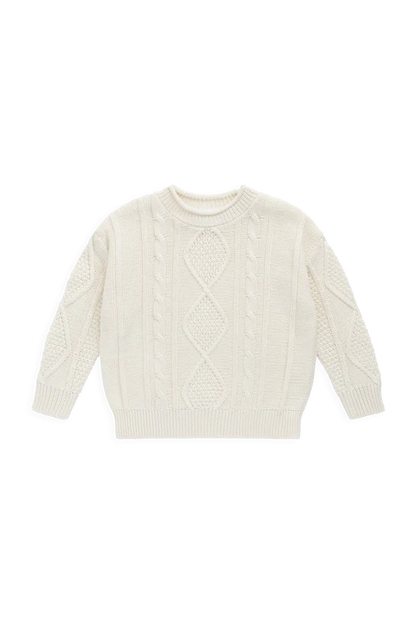 Sloan Sweater Jumper - Cloud