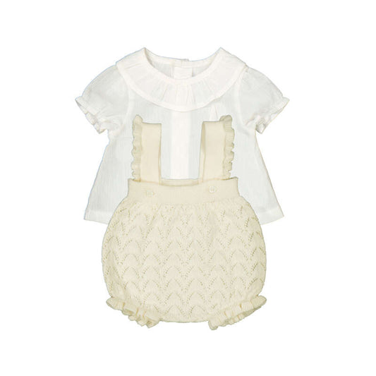 Knit Boxed Set - Short Overalls
