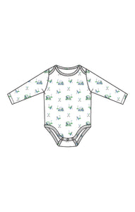 Baby Golf Carts - Blue - Lap Shoulder Bodysuit