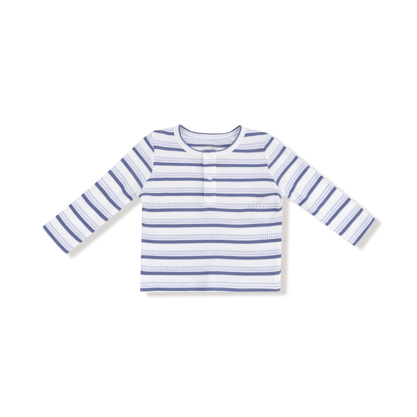 Vintage Stripe - Blue - L/s Henley