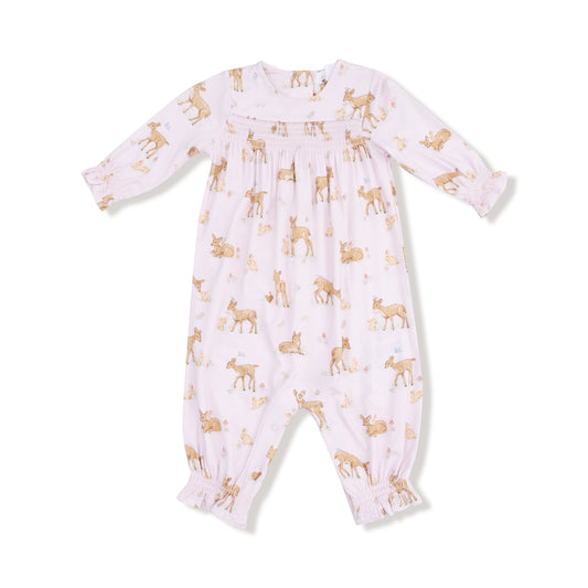 Little Fawn - Smocked L/s Romper