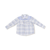 Blue Plaid - L/s Western Pearl Snap Shirt