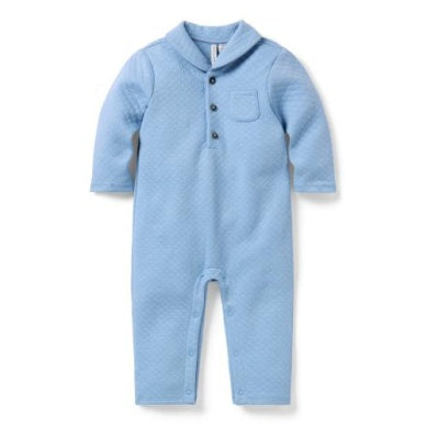 J&J - Collared Onepiece - Blue