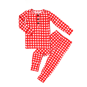 Frost Red Gingham TWO PIECE