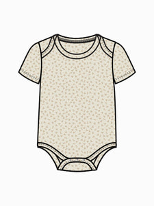 Afton Bodysuit - Wildflowers / Salmon + Herb