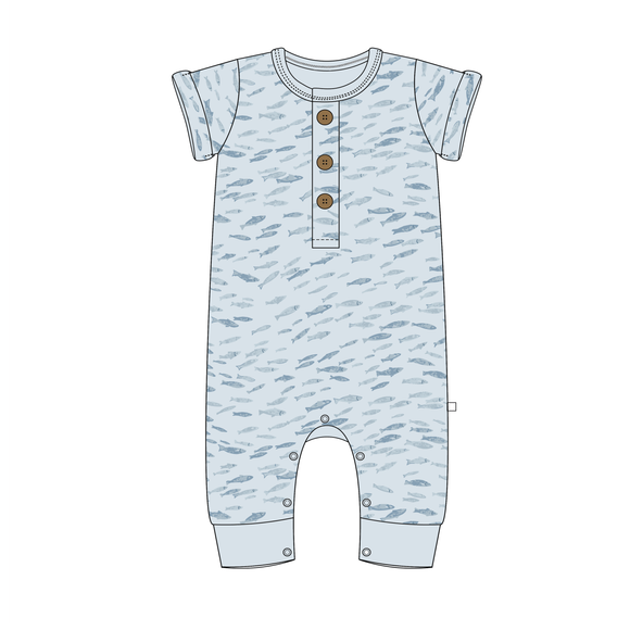 Organic Minnow Romper