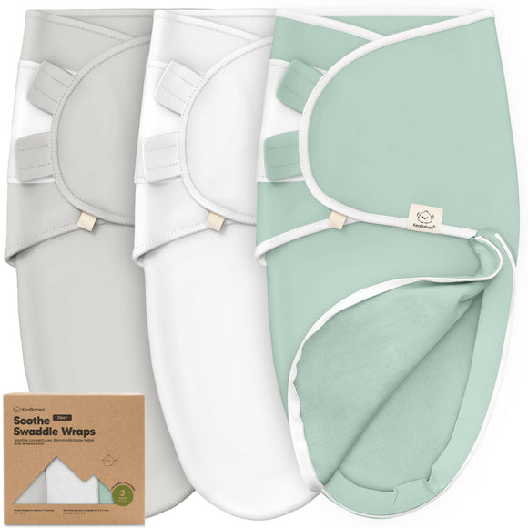 Soothe Zippy Baby Swaddles Sleep Sacks - Sage