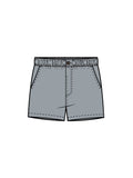 Organic Gavin Linen Shorts - Mist