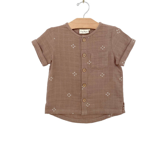 City Mouse Studio - Button Down Shirt - Brown