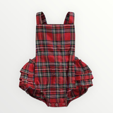 Plaid Christmas Romper