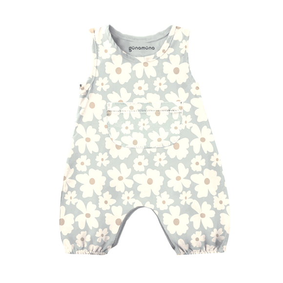 gunamuna - SS24 POCKET ROMPER - Blossom