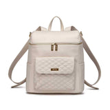 Luli Bebe - Monaco Diaper Bag | Pearl White