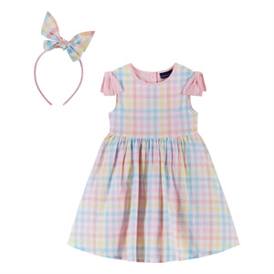 Andy & Evan - Gingham Sun Dress  -EASTER