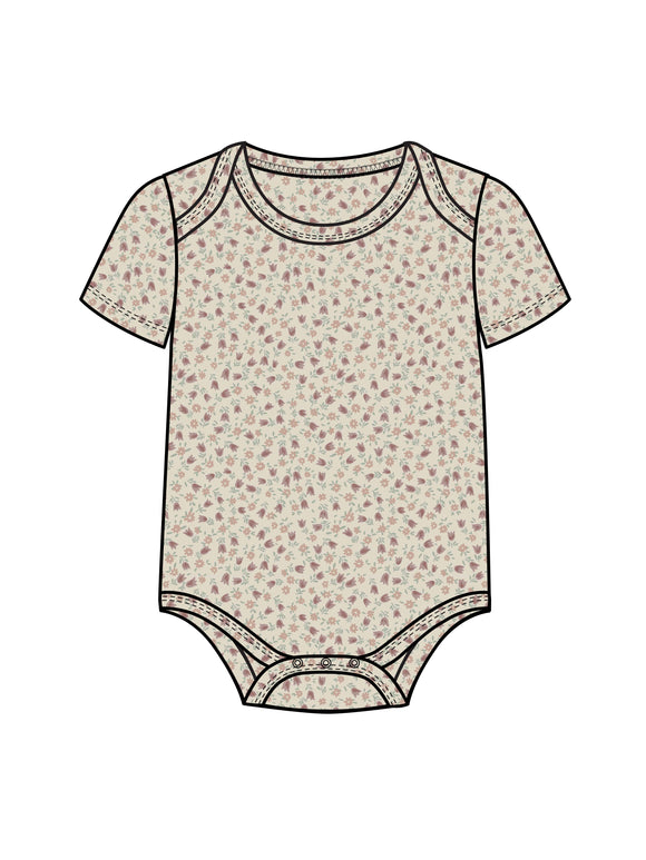 Organic Baby Afton Bodysuit - Joy Floral