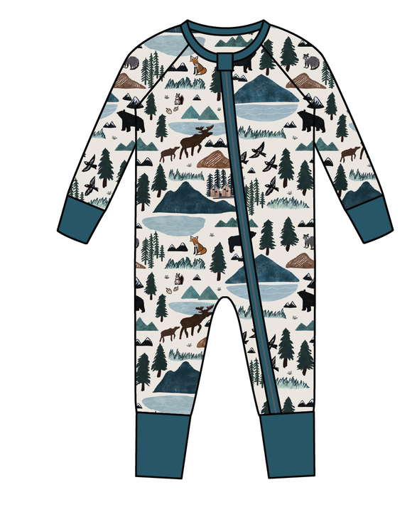 Into The Wild Baby Bamboo Pajamas