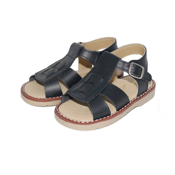 Classic Leather Sandal - Black