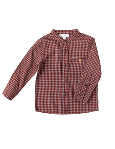 Karibou Kids - George Boys Shirt - Red Check