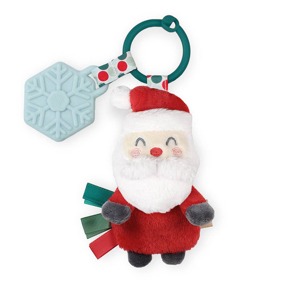 Itzy Ritzy - Holiday Santa Itzy Pal™ Plush + Teether