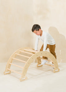 Coco Village Montessori Rocker Climber - Natural