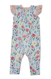 Girls Romper Bluebell