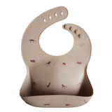 Mushie- Patterned Silicone Bib