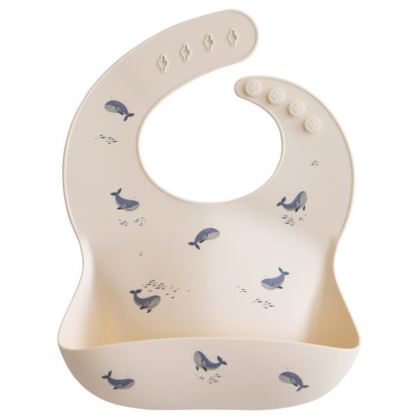 Mushie-Silicone Bib
