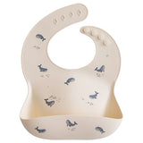 Mushie- Patterned Silicone Bib