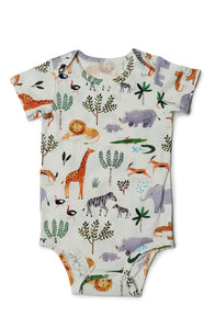 Loulou Lollipop Bodysuit - Safari Jungle