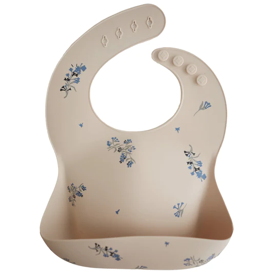 Mushie-Silicone Bib