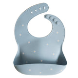 Mushie- Patterned Silicone Bib