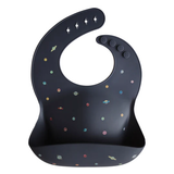 Mushie- Patterned Silicone Bib